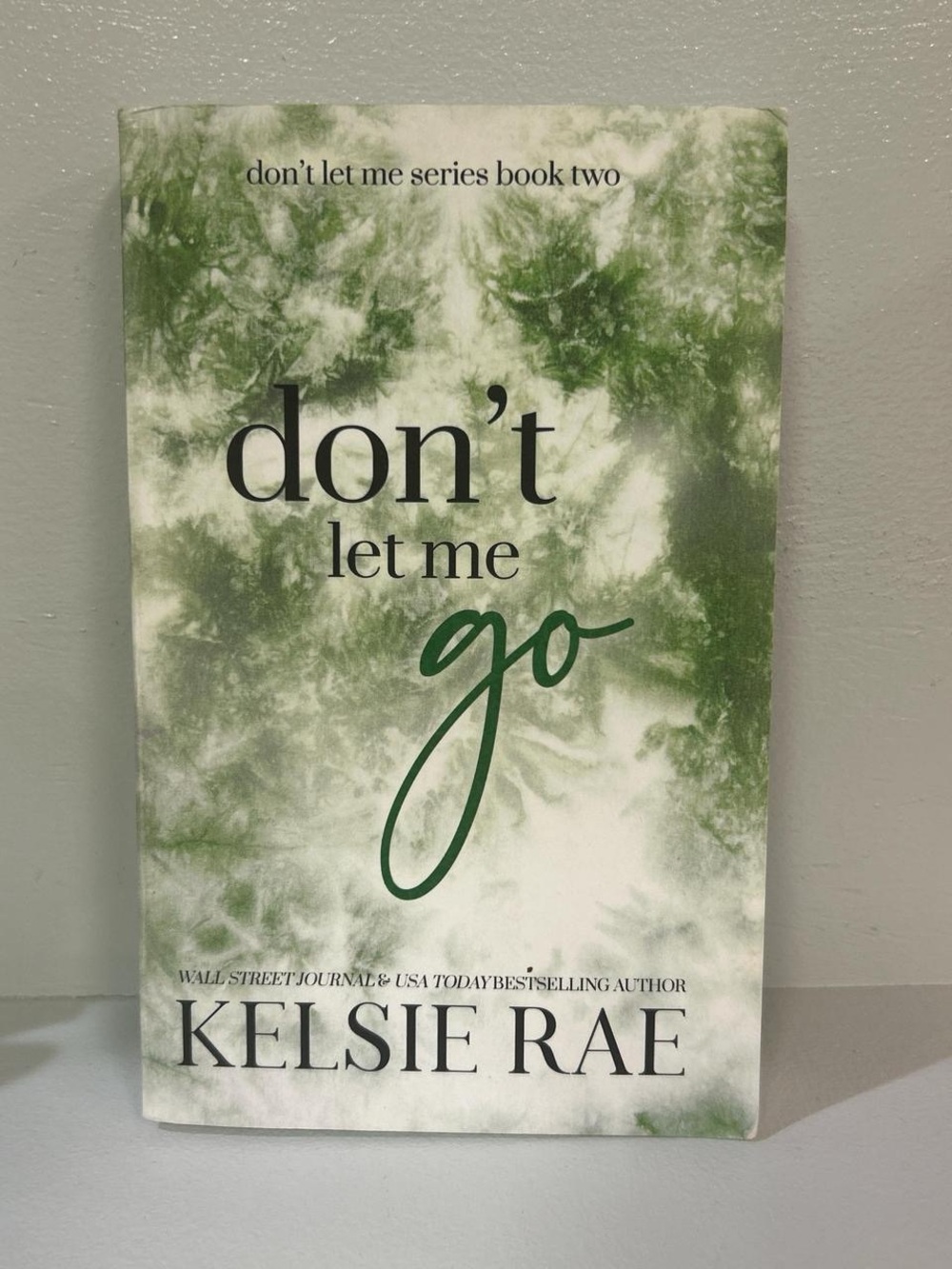 Don't Let Me Go - Green Paperback Book